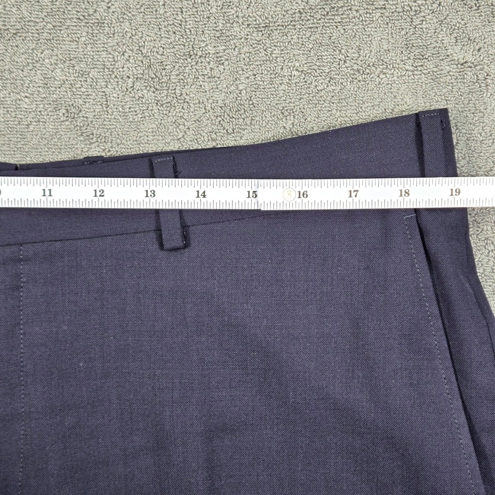 Suitsupply Dress Pants Mens 38 Navy Blue Excellent Wool Brescia Int. B4760IE - Picture 8 of 15